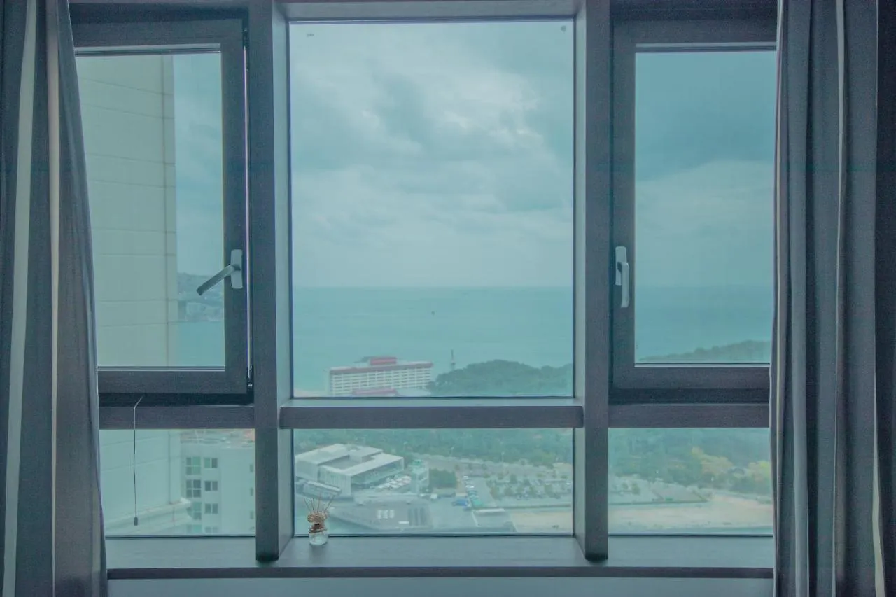 Marine City Poseidon Hotell Busan Lägenhet